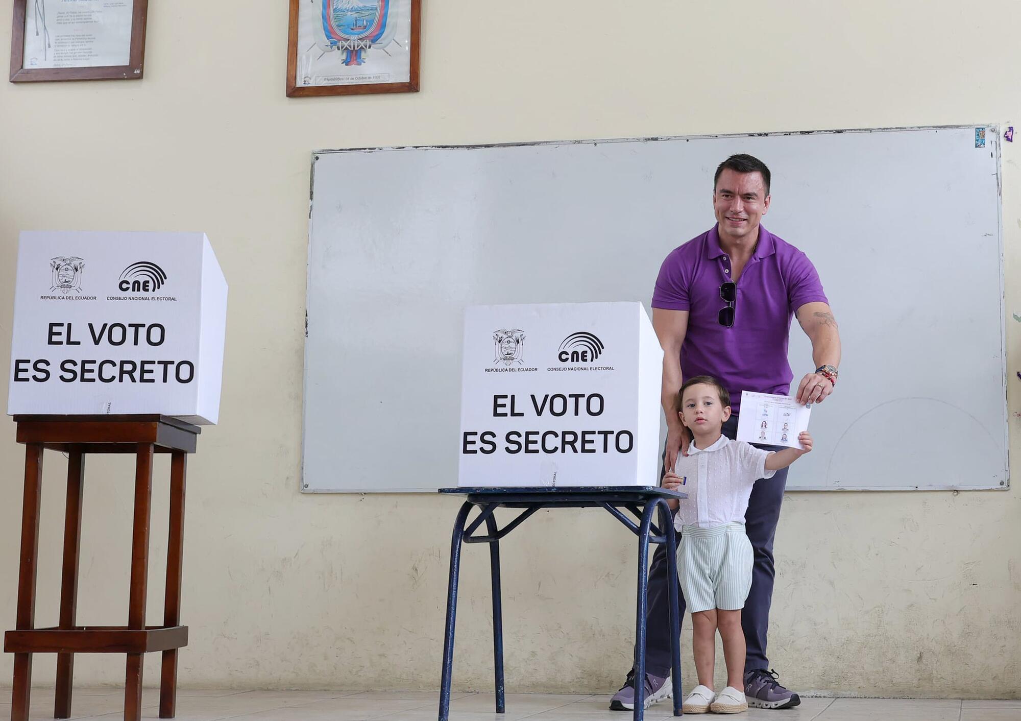 Daniel Noboa votación